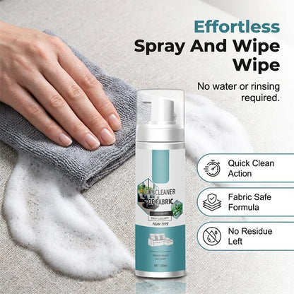 🎉🧼50% OFF NOW! Lift Stains Instantly! No-Rinse Quick-Dry Fabric Foam Cleaner‐Portable Upholstery Stain Remover for Sofa, Carpet & Fabric Cushions