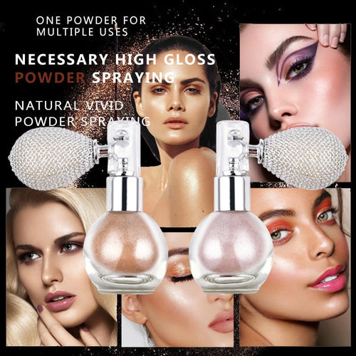 💯🔥Hot Sale 49% OFF-✨Spray Glitter Highlighters Makeup Accessory Hair Body Decor for Parties