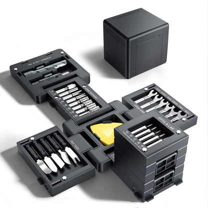 🔥HOT SALE🔥3.15" Compact Transformable Precision Tool Kit – 2-in-1 Torque Handle & Modular Electronics Repair Set