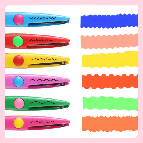💥🏆Buy 2 Get 1 Free🎁Kids Safety Art Scissors Set – Fun, Creative & Safe for Little Hands 🎨✨