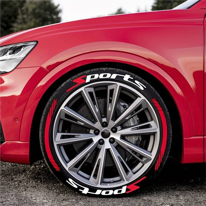 🔥 3D Tire Lettering Stickers | Waterproof Universal Wheel Sidewall Decals
