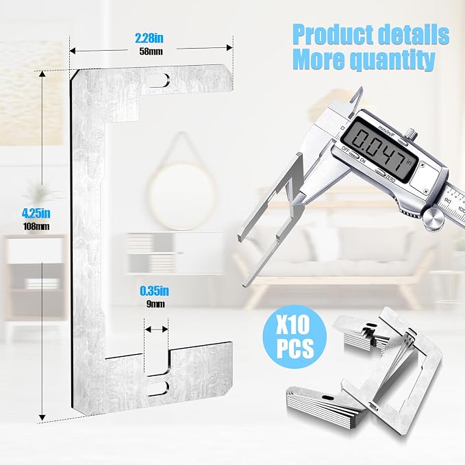 🔥Wall Plate Spacers (Metal) – For Wall Outlet Repair and Securing Loose Outlets