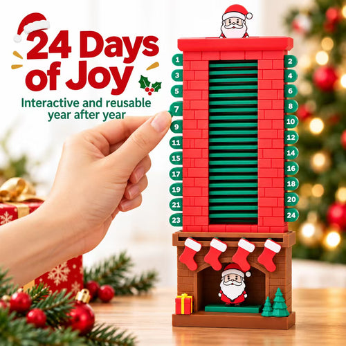 🎅Santa Chimney Christmas Countdown Advent Calendar – Interactive 24-Day Holiday Decor & Family Tradition