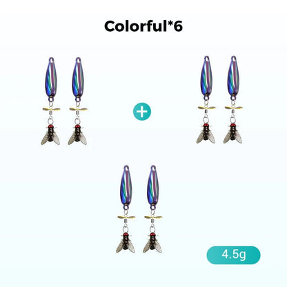 Metal propeller fishing lure for catching fish✨