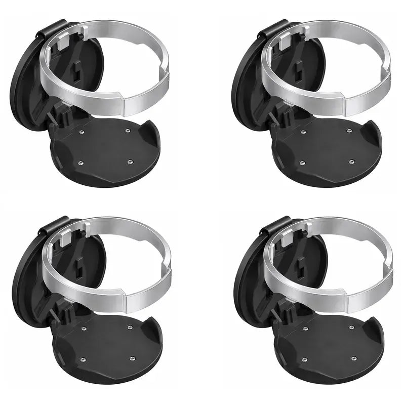 🚗 Universal Foldable Car Cup Holder with Hook – Space-Saving Drink & Storage Organizer