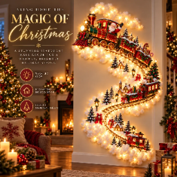 🔥🎁Christmas Magic Trail Wall Light - A Little Christmas Magic, Right on Your Wall