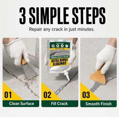 🔥HOT SALE🔥🛠️Waterproof Concrete Crack Filler for Indoor & Outdoor Use