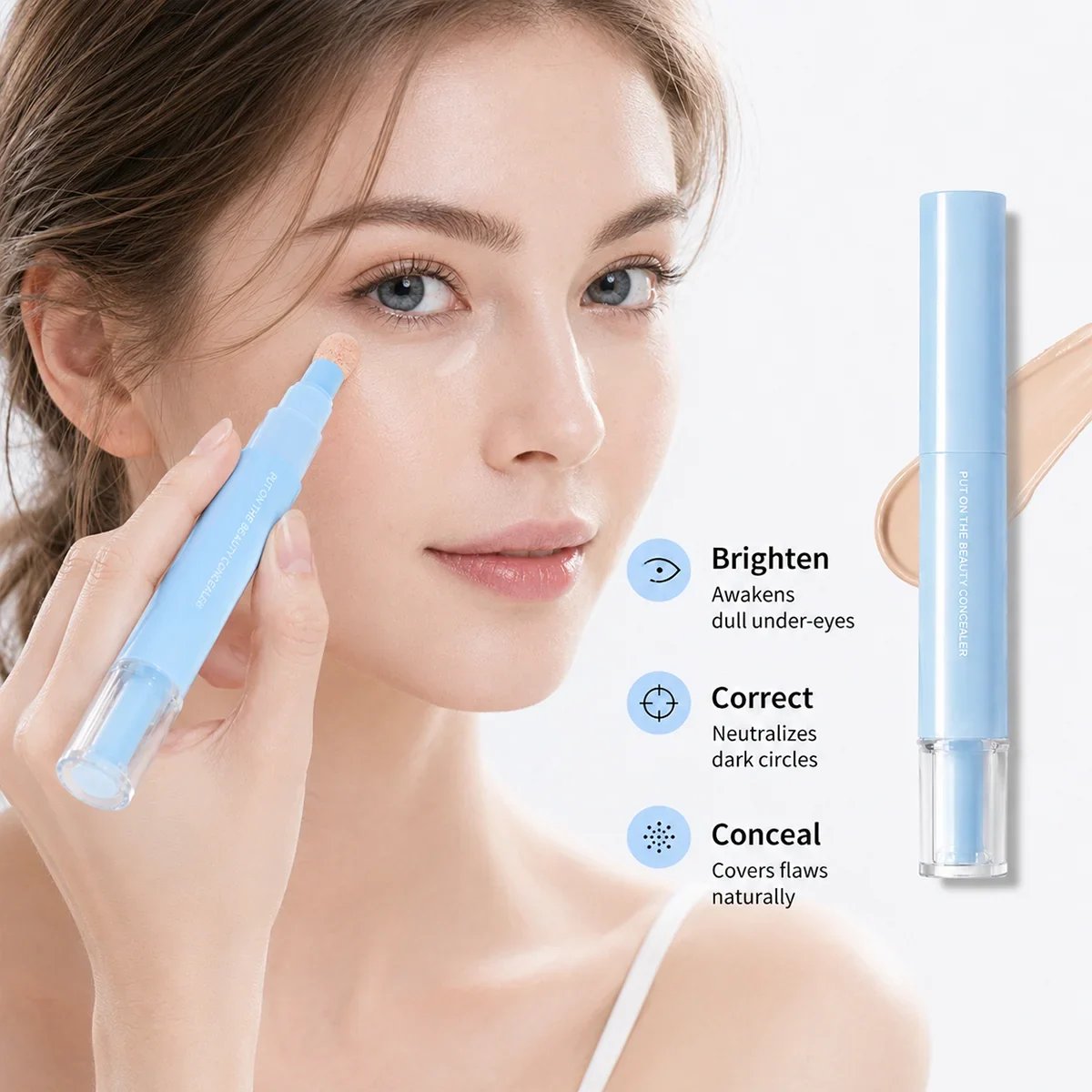 🔥 NOW!💄Multipurpose Hydrating Liquid Concealer Pen  ✨
