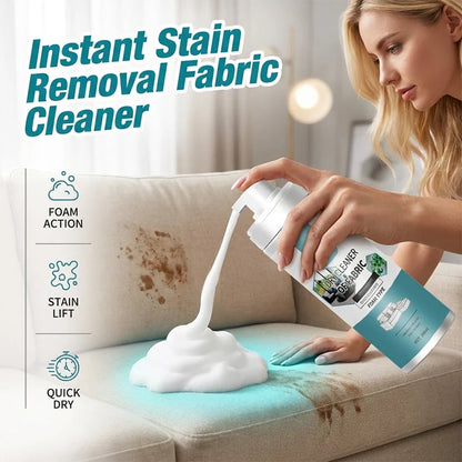 🎉🧼50% OFF NOW! Lift Stains Instantly! No-Rinse Quick-Dry Fabric Foam Cleaner‐Portable Upholstery Stain Remover for Sofa, Carpet & Fabric Cushions