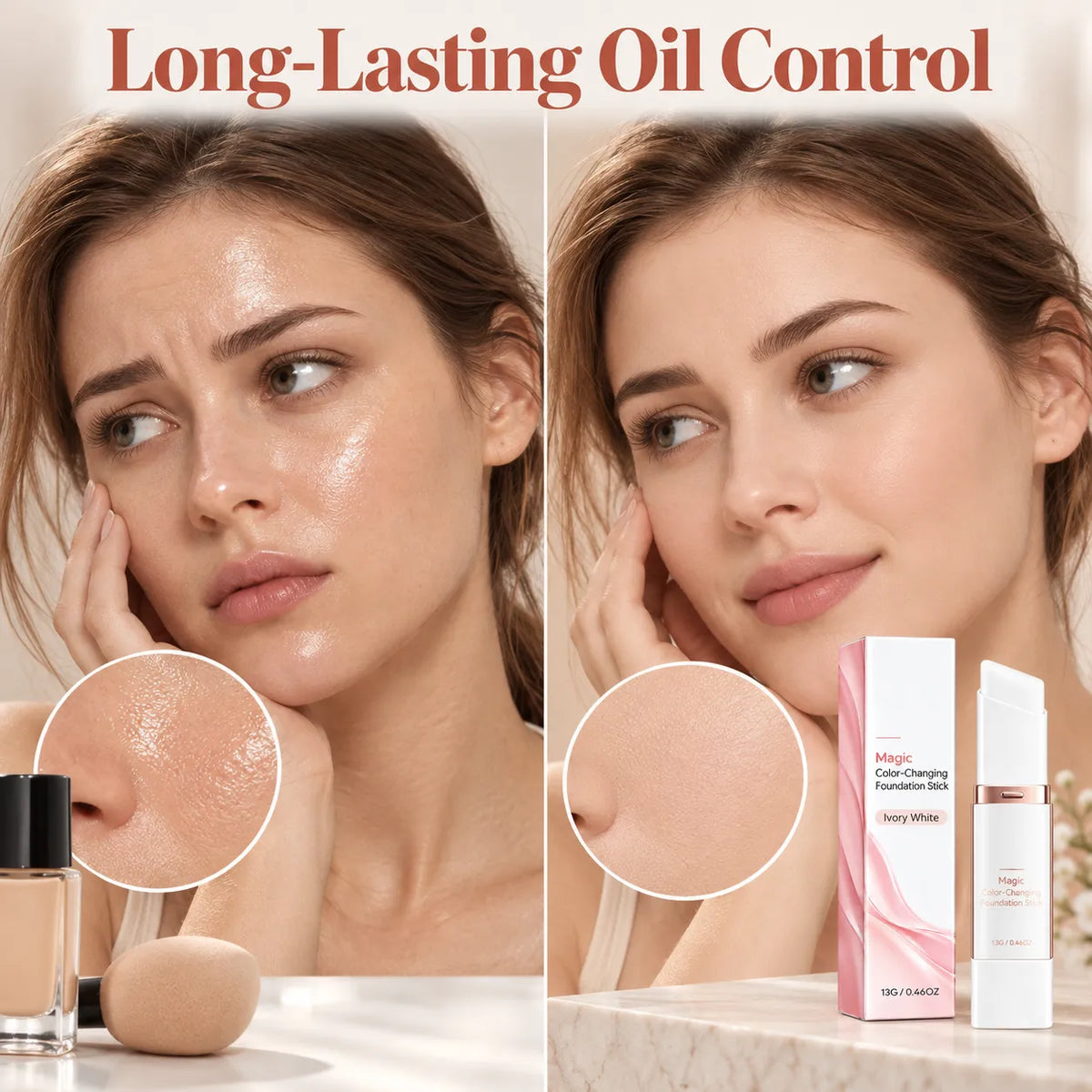 💗Most Loved💗Magic Color-Changing Foundation Stick