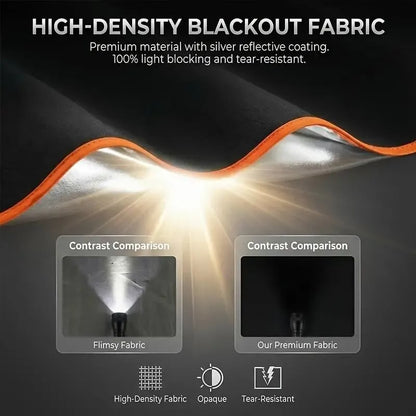 🔥HOT SALE🔥🎉2026 New Portable Heat-Insulating Vehicle Sunshade, Upgraded Thickened Front Window Sun Shade☀️🚗
