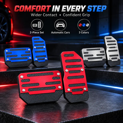 2PCS NonSlip Universal Automatic Foot Brake Gas Cover Pad Pedal Accessories Car