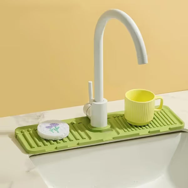 💧 Silicone Sink Faucet Draining Mat