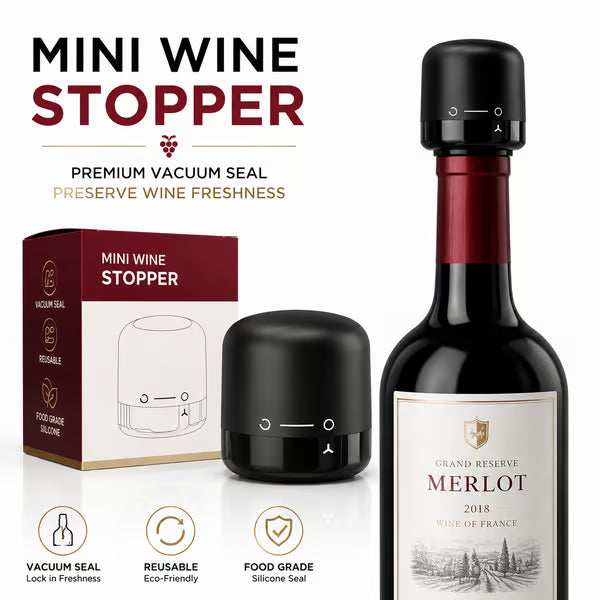 BUY 1 GET 1 FREE🍷 Premium Vacuum Wine Stopper – Keep Wine Fresh Longer with Airtight Seal