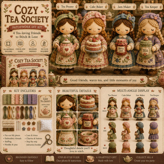 🎁🧵 Tiny Worlds Collection – Patchwork DIY-Kit-Serie