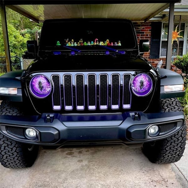 🔥  Beast Eyes Headlight Decals (1 Pair)