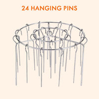 [24 hanging pins]