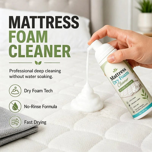 📍  No-Rinse Mattress Dry Foam Cleaner