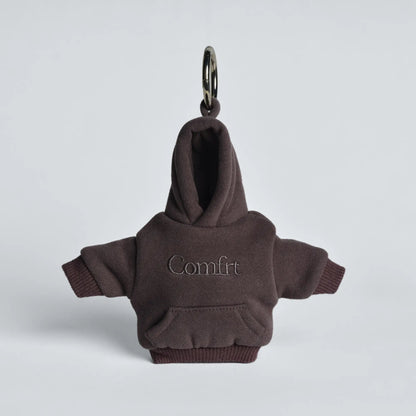 👕Hoodie Keychain | Stress-Relief Hoodie Charm - Portable Clip-On Keychain, Stylish & Multi-Use Gift Idea