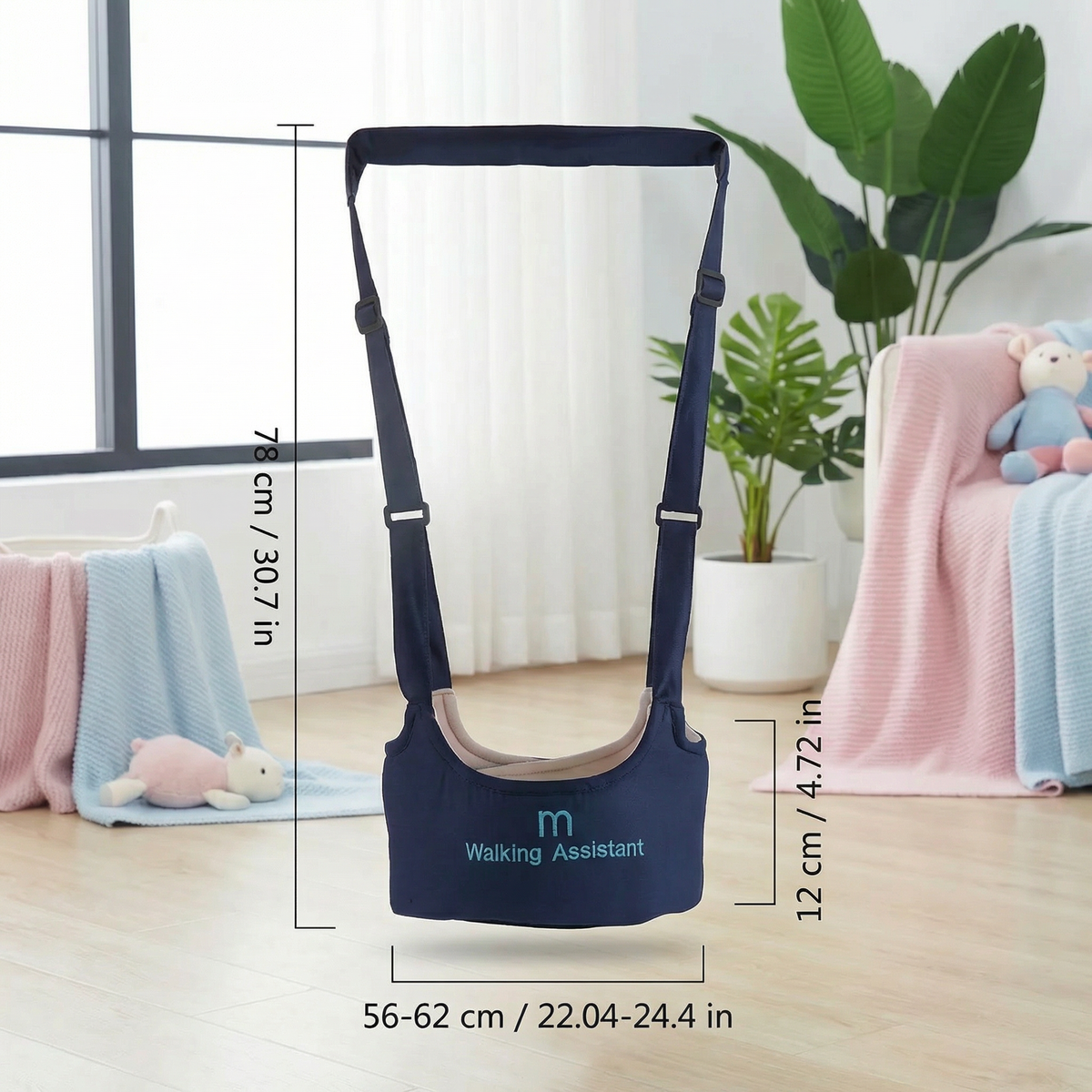 Adjustable Baby Walking Harness with Safety Strap