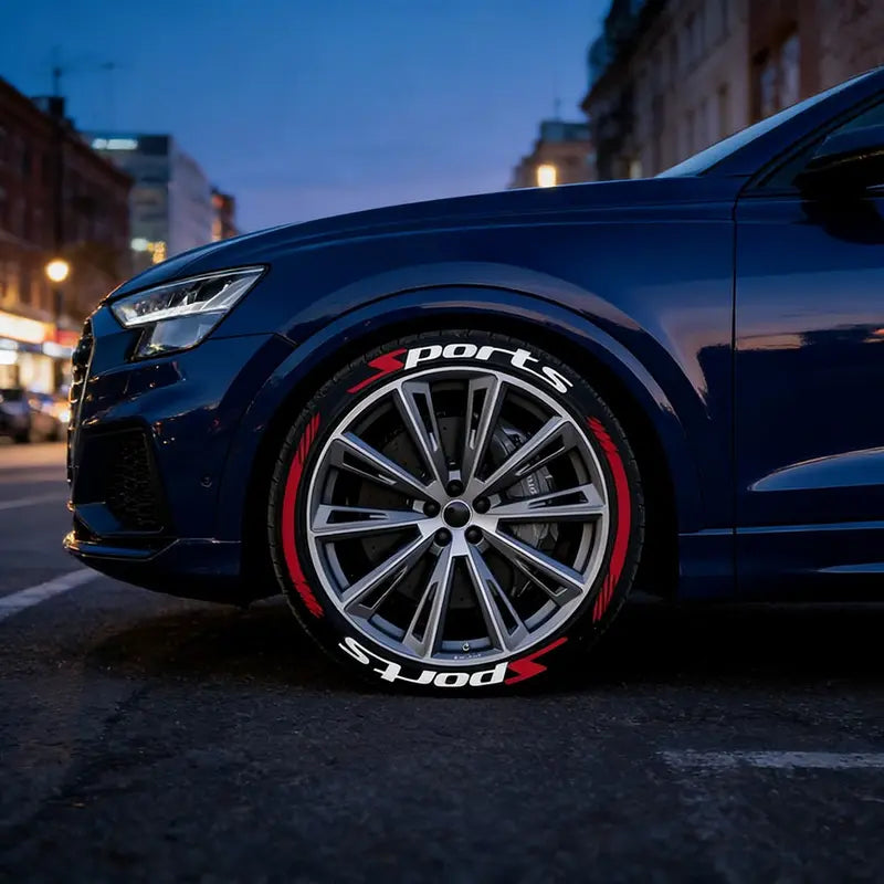 🔥 3D Tire Lettering Stickers | Waterproof Universal Wheel Sidewall Decals