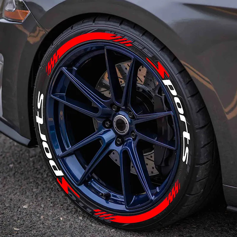 🔥 3D Tire Lettering Stickers | Waterproof Universal Wheel Sidewall Decals