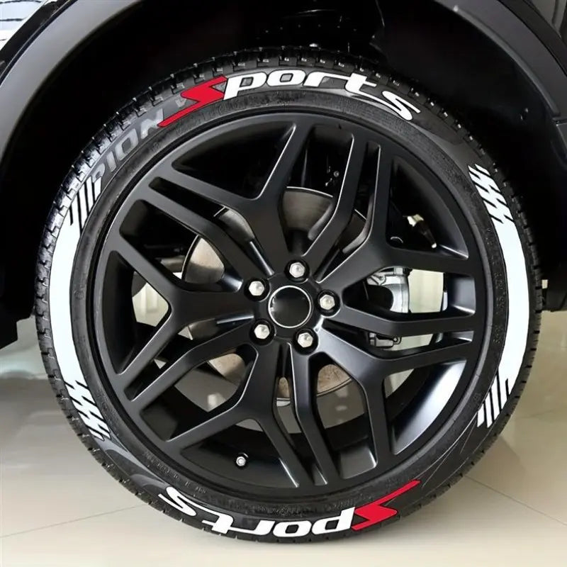 🔥 3D Tire Lettering Stickers | Waterproof Universal Wheel Sidewall Decals