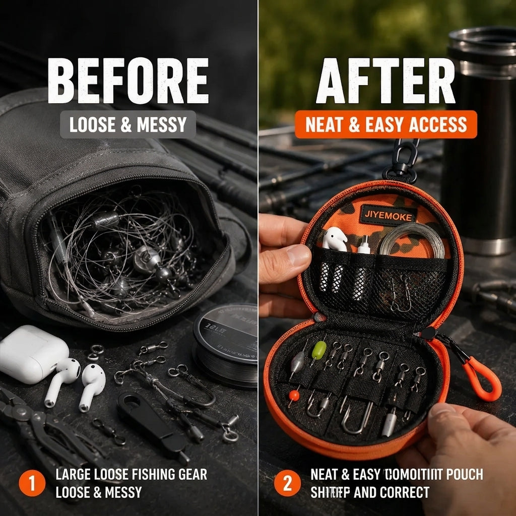 🎣Portable Multi-Purpose Outdoor Fishing Tackle Pouch
