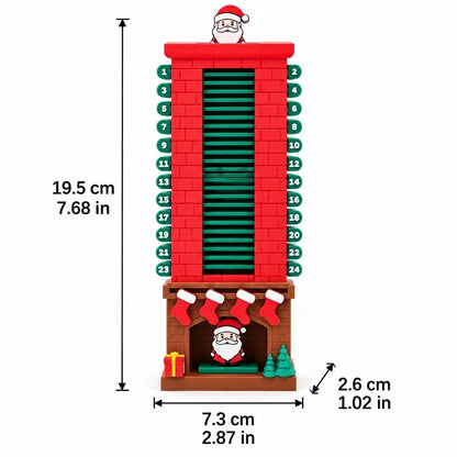 🎅Santa Chimney Christmas Countdown Advent Calendar – Interactive 24-Day Holiday Decor & Family Tradition