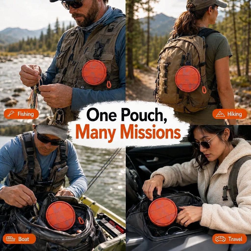 🎣Portable Multi-Purpose Outdoor Fishing Tackle Pouch