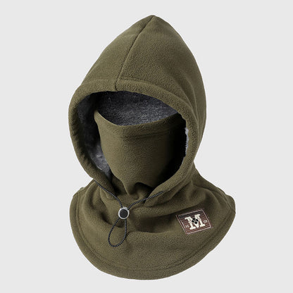 One-piece Flannel Warm Mask Hat for Cycling