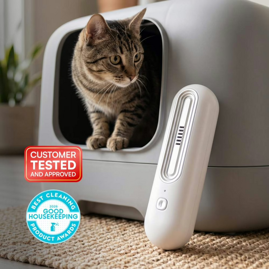 OzoFreshen Pet Odor Neutralizer – For Litter Box, Urine & Wet-Dog Smells