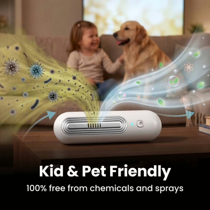 OzoFreshen Pet Odor Neutralizer – For Litter Box, Urine & Wet-Dog Smells