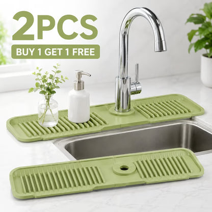 💧 Silicone Sink Faucet Draining Mat