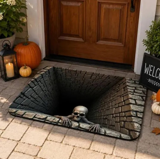 Halloween 3D Optical Illusion Rug