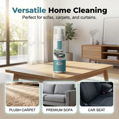 🎉🧼50% OFF NOW! Lift Stains Instantly! No-Rinse Quick-Dry Fabric Foam Cleaner‐Portable Upholstery Stain Remover for Sofa, Carpet & Fabric Cushions