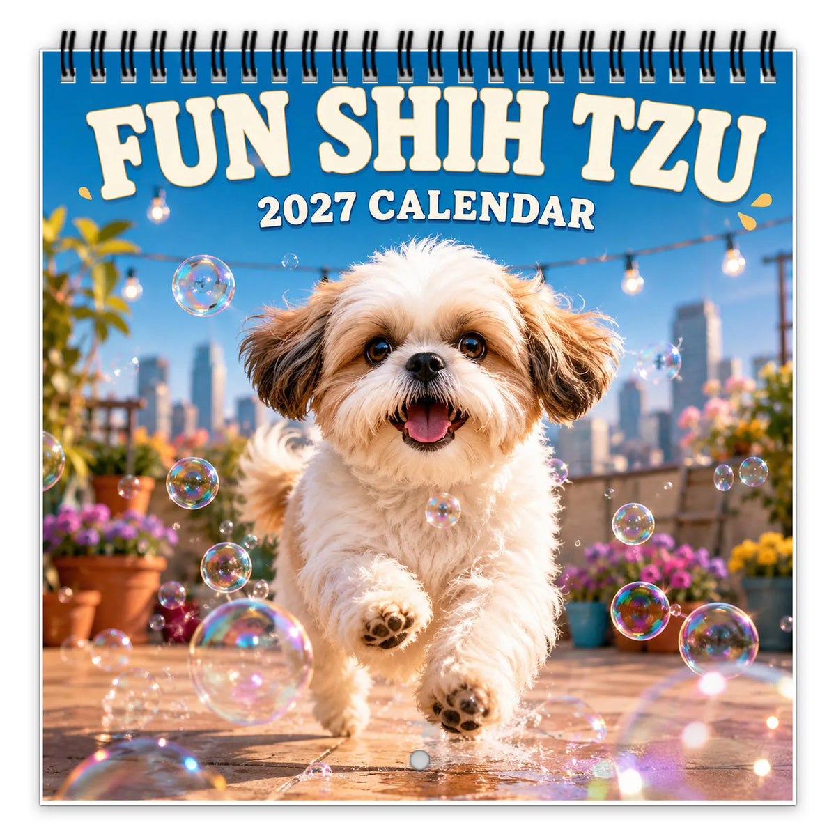 🔥😍2027 Funny Shih Tzu Wall Calendar – 12 Months of Cute, Sassy & Hilarious Shih Tzu Moments