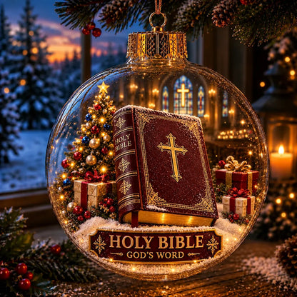 ✝️ Light-Up Christian Faith Christmas Ornament | 12 Glowing Faith-Inspired Designs for Trees, Mantels & Meaningful Gifts 🎄