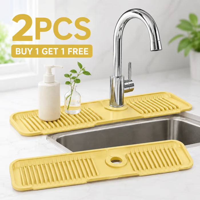 💧 Silicone Sink Faucet Draining Mat