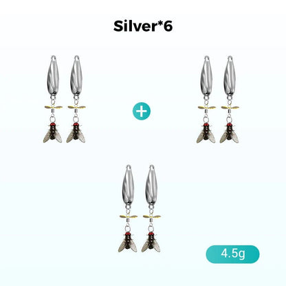 Metal propeller fishing lure for catching fish✨