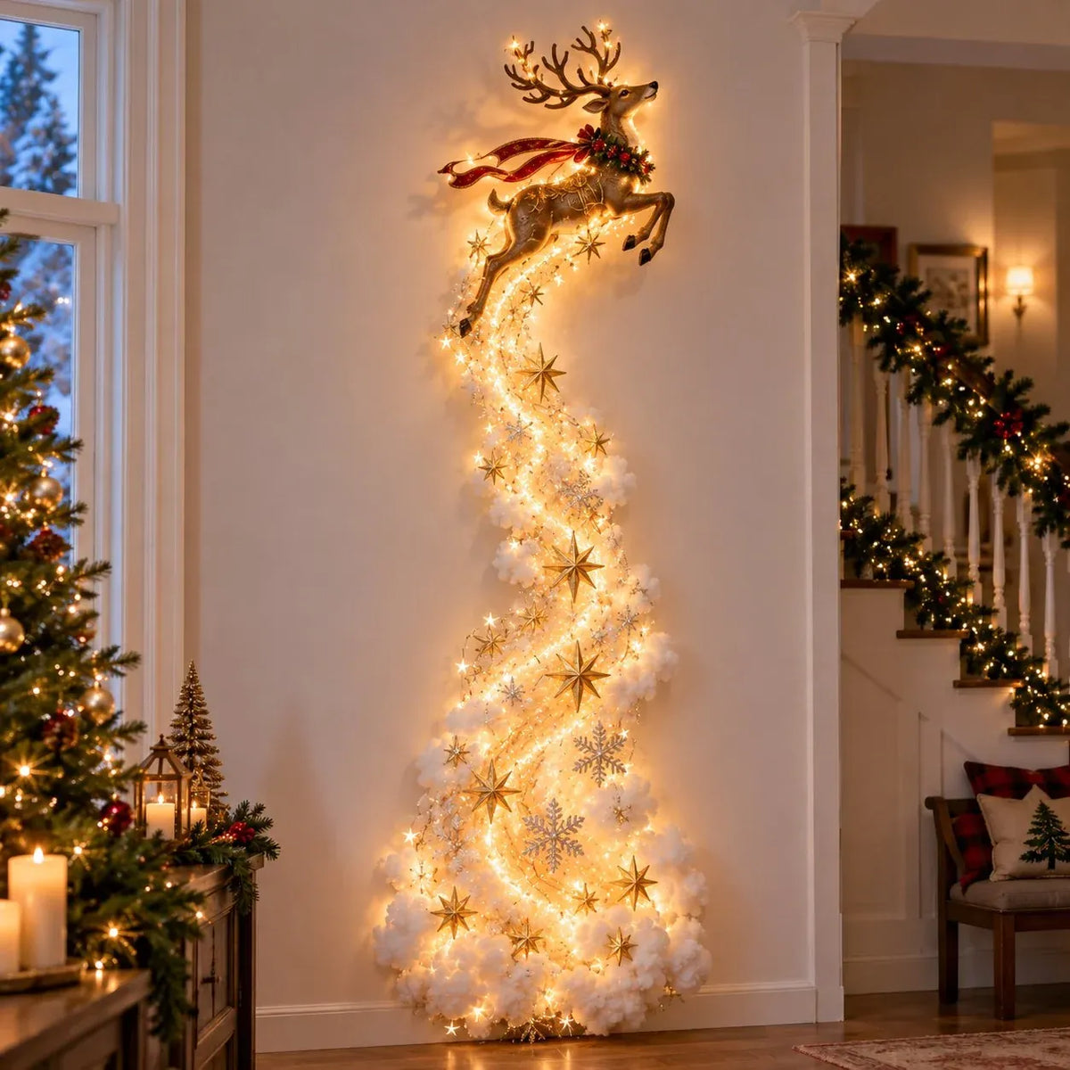 🔥🎁Christmas Magic Trail Wall Light - A Little Christmas Magic, Right on Your Wall