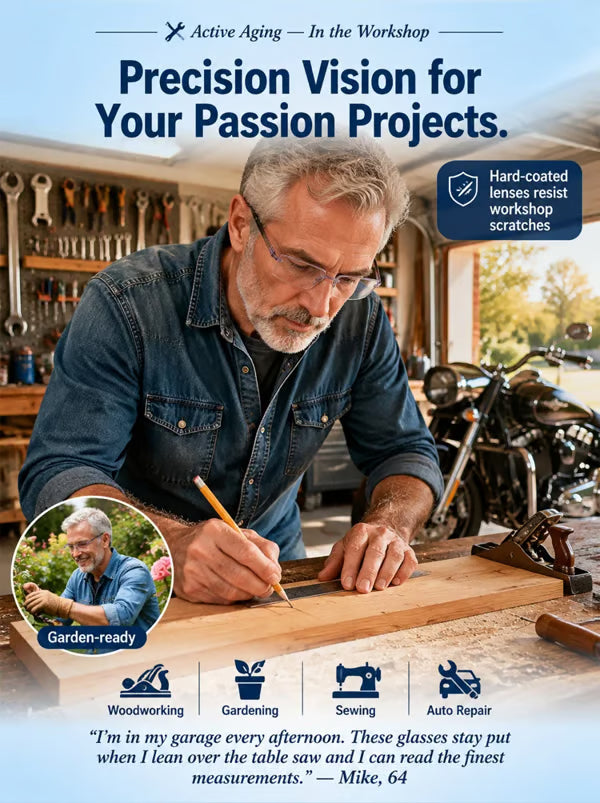 [Regain Your Youthful Vision] Smart Zoom Diamond-Cut Reading Glasses