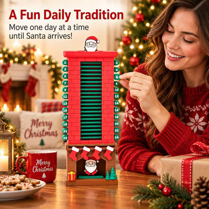 🎅Santa Chimney Christmas Countdown Advent Calendar – Interactive 24-Day Holiday Decor & Family Tradition