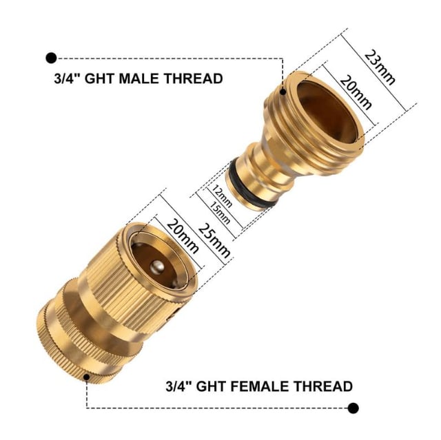 🔥🔩Raccordo rapido per tubo da giardino