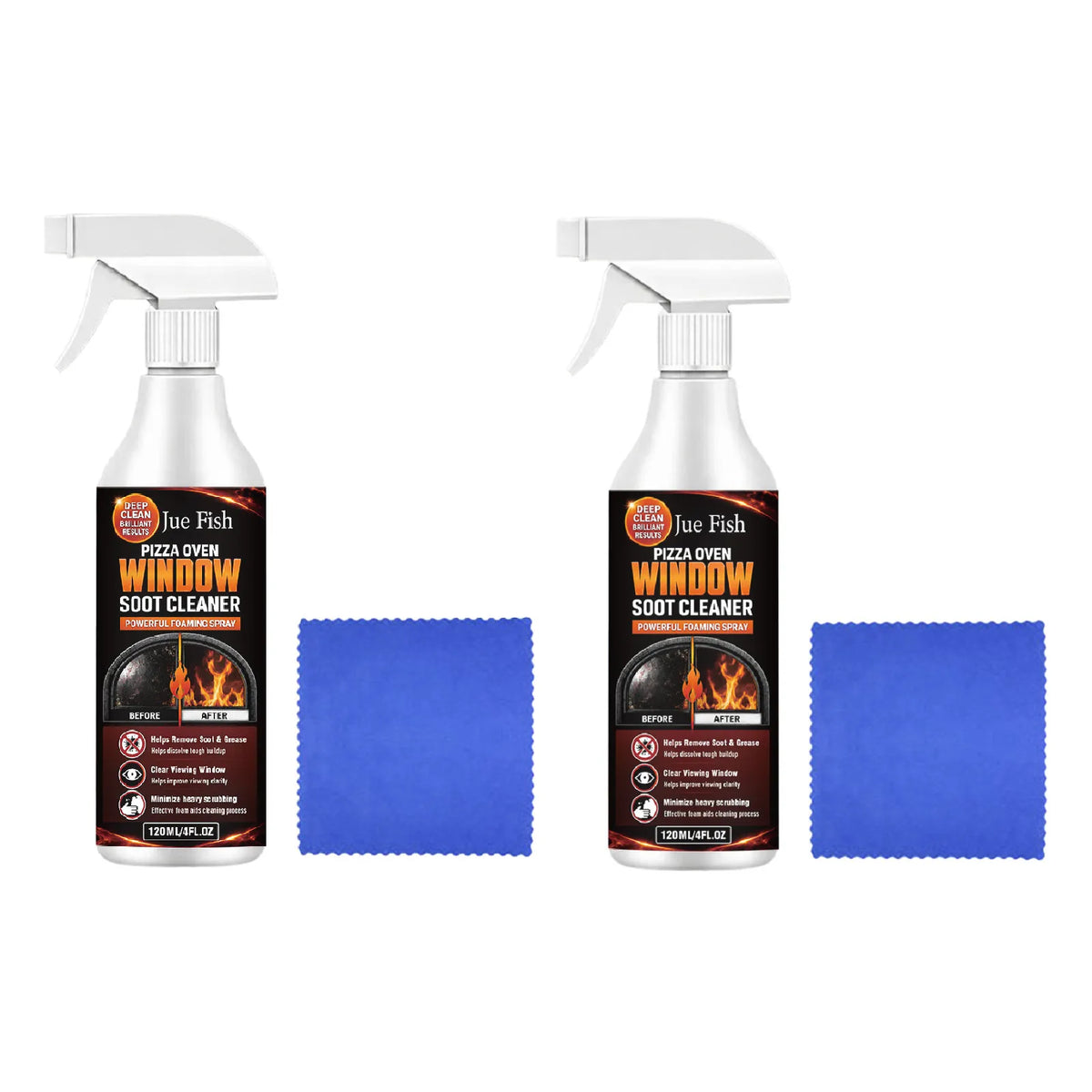🏆Hot Sale⚡Pizza Oven Window Soot Cleaner Spray