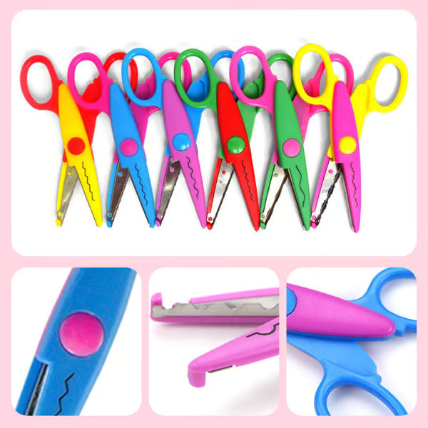 💥🏆Buy 2 Get 1 Free🎁Kids Safety Art Scissors Set – Fun, Creative & Safe for Little Hands 🎨✨