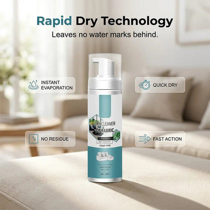 🎉🧼50% OFF NOW! Lift Stains Instantly! No-Rinse Quick-Dry Fabric Foam Cleaner‐Portable Upholstery Stain Remover for Sofa, Carpet & Fabric Cushions