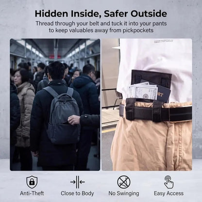 🔥LAST DAY SALE 50% OFF✨Concealed anti-theft travel waist bag