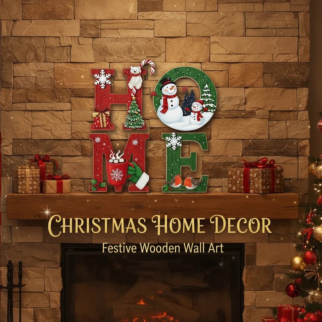 Heritage Holiday HOME Sign