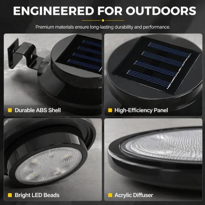 💯☀️💡  Light Up Gutters, Fences & Garden Walls — Solar-Powered Outdoor LEDs With No Mains Wiring Needed 🏡✨